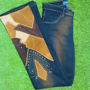 70s Patchwork Jeans